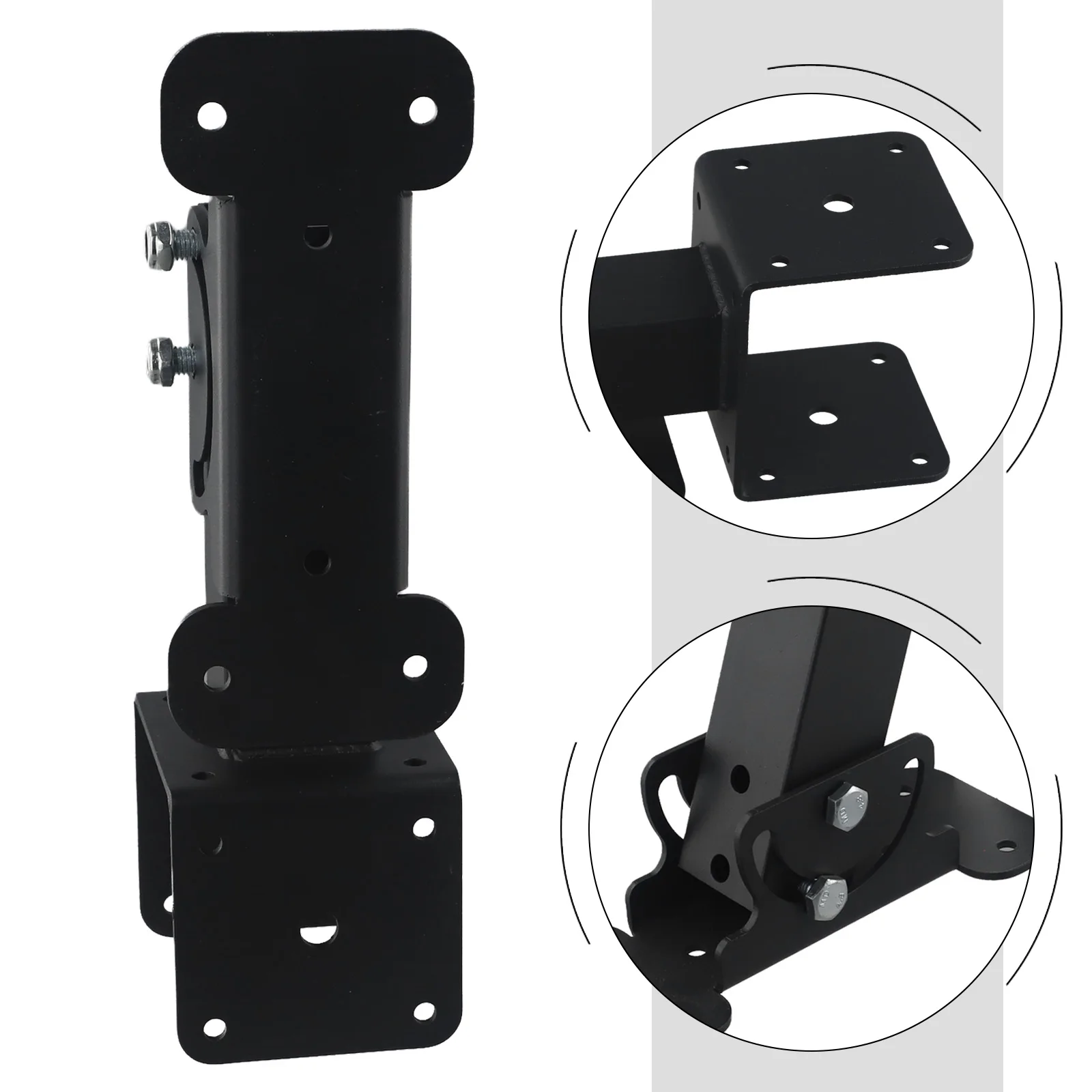 Different Adjustable Saddle Pergola Support Easy Angle Adjustment Patio Riser Saddle Pergola Support Wood Posts