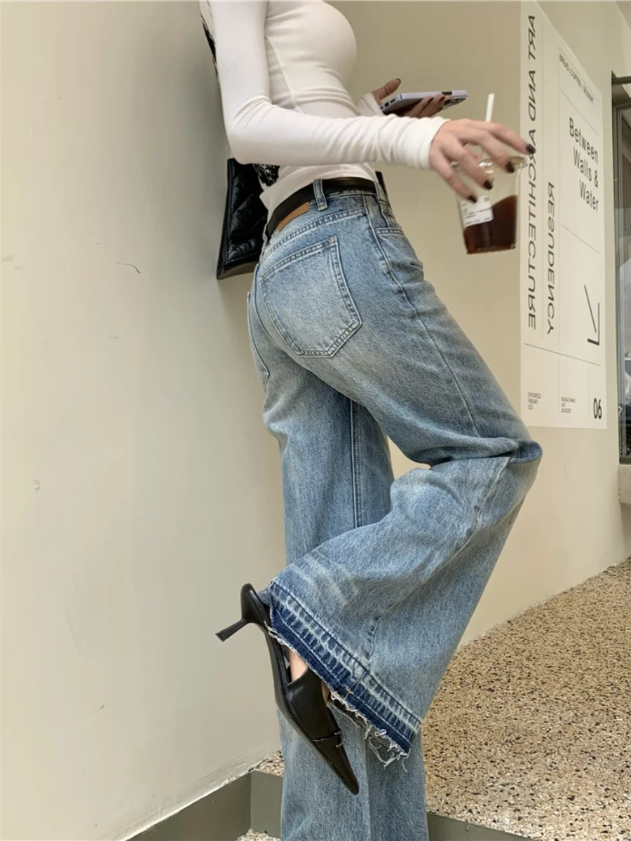 

Женские джинсы-палаццо для отдыха, путешествий, пляжа, удобные легкие, тонкие, дышащие, прохладные, свежие воздушные, весенняя одежда, ярко-белый, розовый