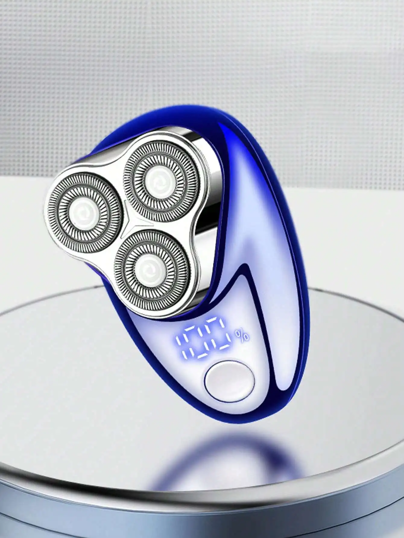 Rasoio impermeabile IPX6 completamente lavabile con rete per rasoio a 3 teste da 1 pezzo per uso domestico, auto, viaggi e esterno