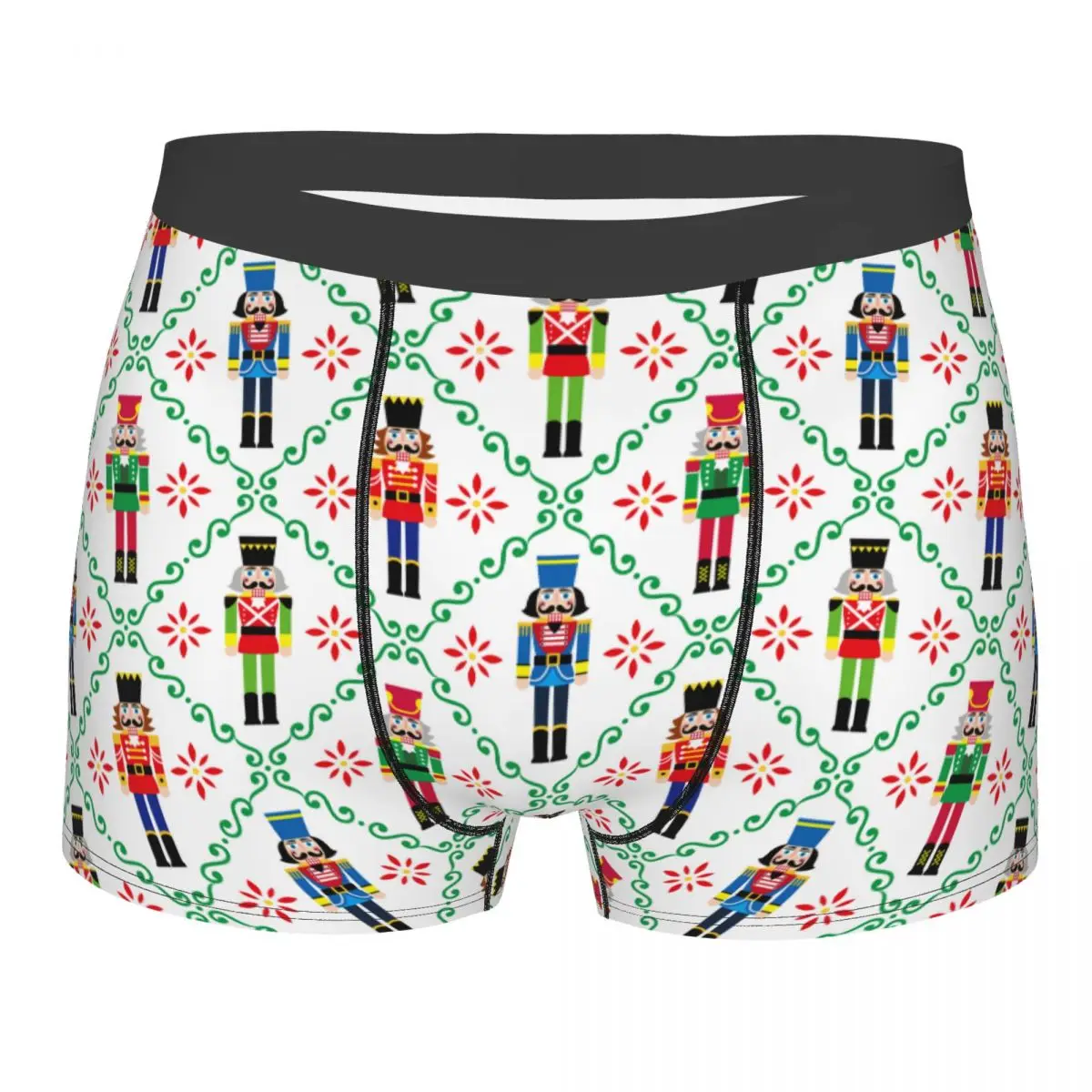 

Humor Boxer Nutcracker Christmas Shorts Panties Men Underwear Soft Underpants for Male Plus Size