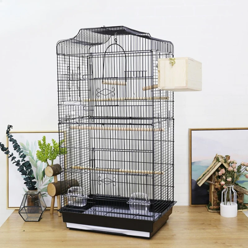 

Parrot House Bird Cages Accessories Rabbit Backpack Habitat Bird Cages Feeder Decoration Gabbia Pappagallo Bird Supplies RR50BN