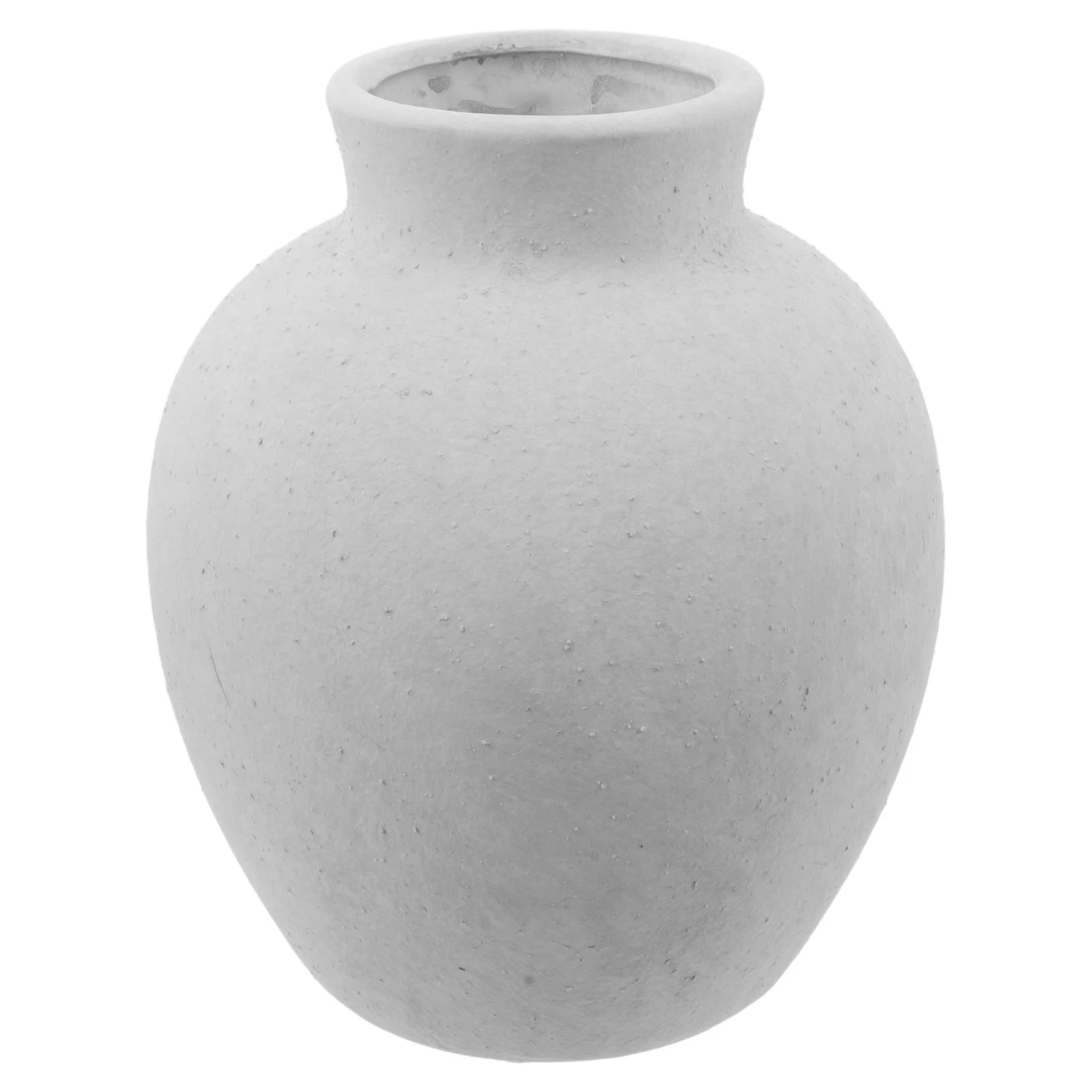 

Rustic Ceramic Flower Vase Vintage Pottery Decorative Arrangement Holder for Living Room Bedroom Office Bookshelf Mantle