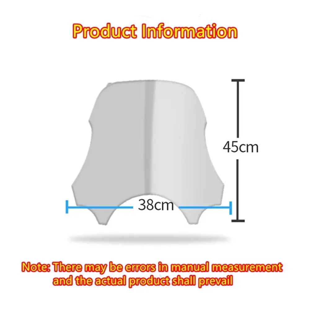 For BENDA 300 Windshield modification motorcycle travel windshield Chinchilla 300 special high-end widened and thickened version