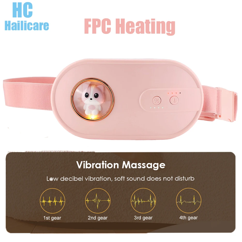 Menstrual Heating Self Massage Belt 2024Uterine Warmer Portable Heating Pad Warming Belt Abdominal Massager Stomach Heating Belt