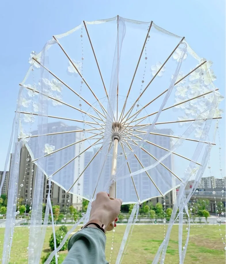 LED Ancient Princess Silk Parasol image