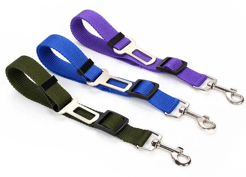 Verstellbarer Sicherheitsgurt für Haustiere (Katze/Hund) im Auto, Fahrzeug-Hundegurt mit Clip, Sicherheitsleine, Hundehalsband, Hundezubehör – Detail 5