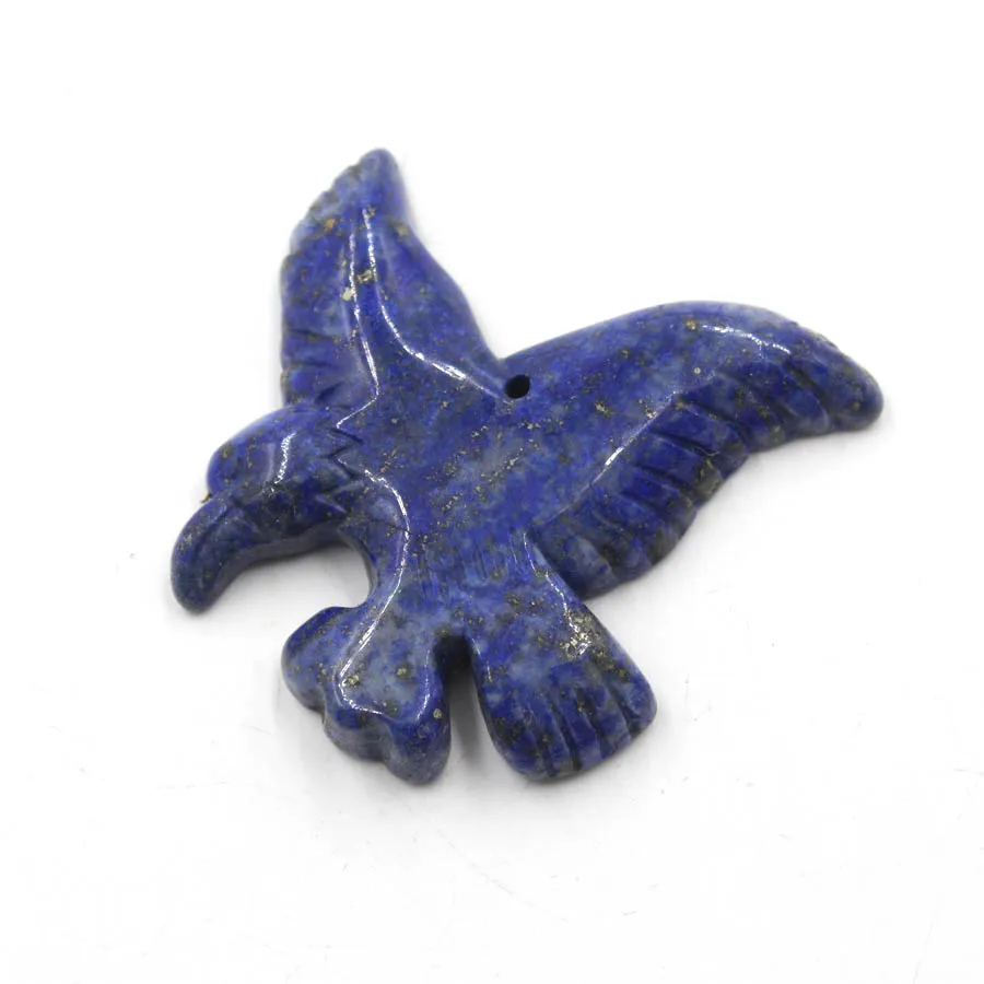 Wholesale Tercle Eagle Crystal DIY For Pendants Reiki Pendulum Natural Stone Charms Crystal Fashion Jewelry 10pcs