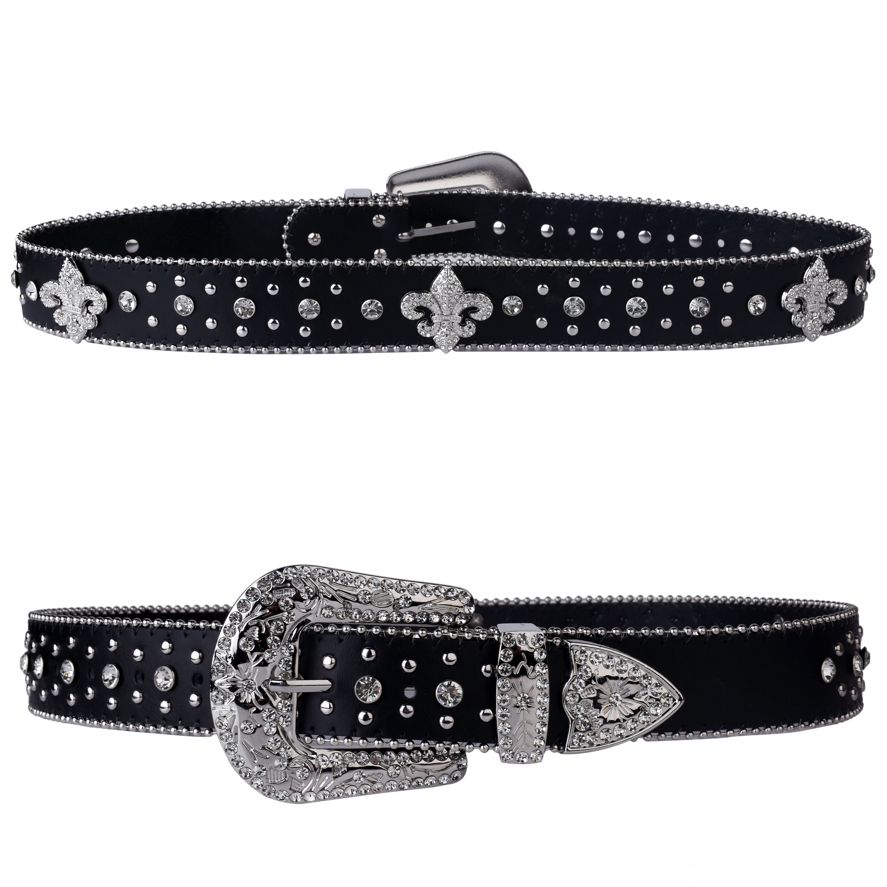 Punk Strass Gürtel für Männer und Frauen weibliche Mode Western Jeans weibliche Jeans Schmuck Mode Design Y2K Jeans Gürtel – Detail 4