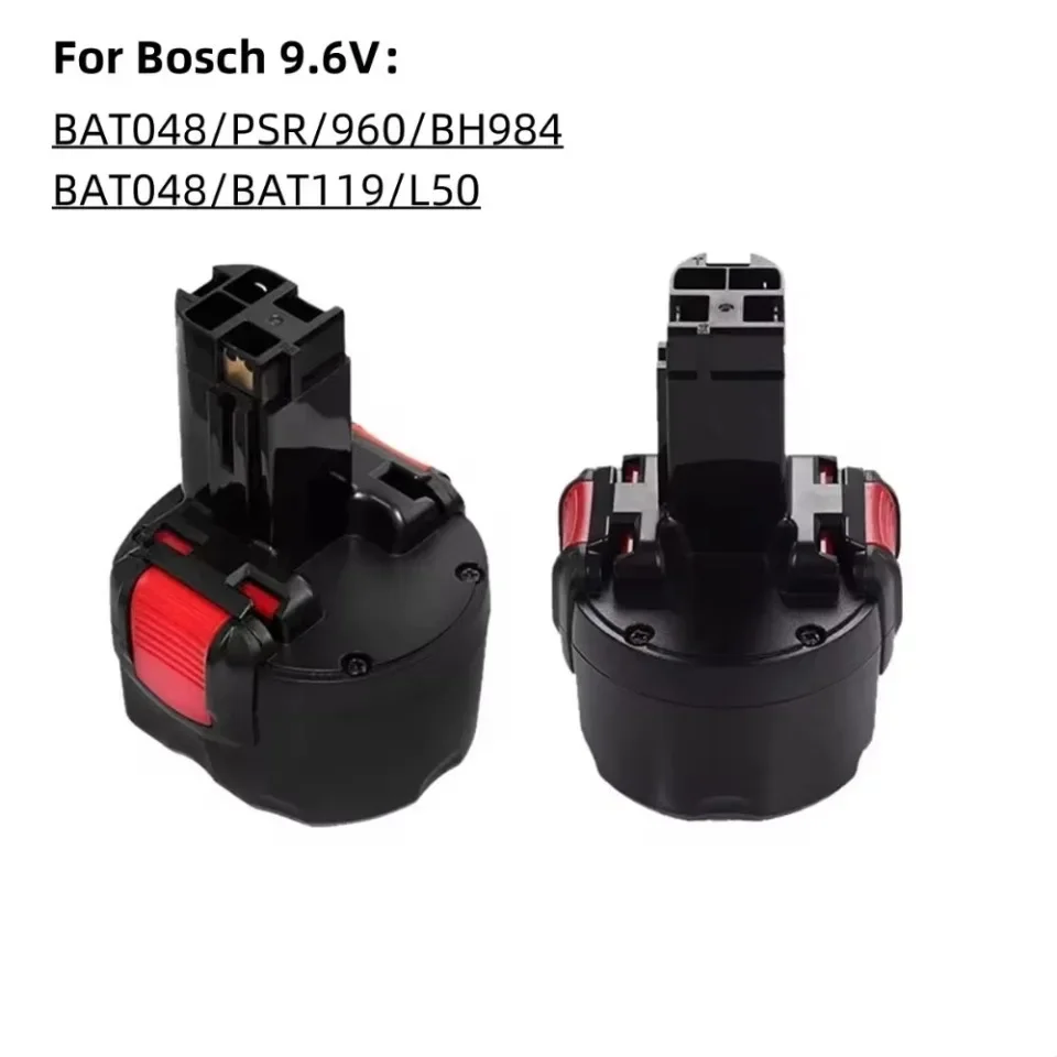 9.6V For Bosch 12800mAh power tool batteries BAT038 BAT040 BAT140 BAT043 D70745 PSR12 BAT048 BH984 BAT048 6.8Ah 9.8Ah 12.8Ah