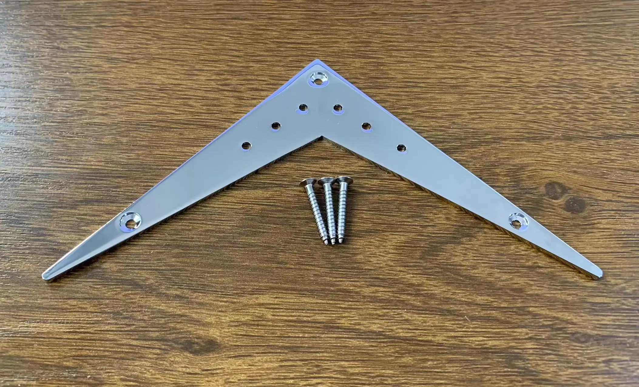 Professional 6 Strings Small Vee Tailpiece Bridge Plate for Flying V Electric Guitar Accessories in Stock Discount Made in Korea