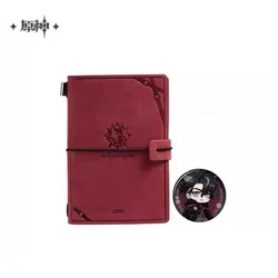 Sunsyea Official Genshin Impact Merch From miHoYo Wriothesley Theme Series Badge Notebook Set