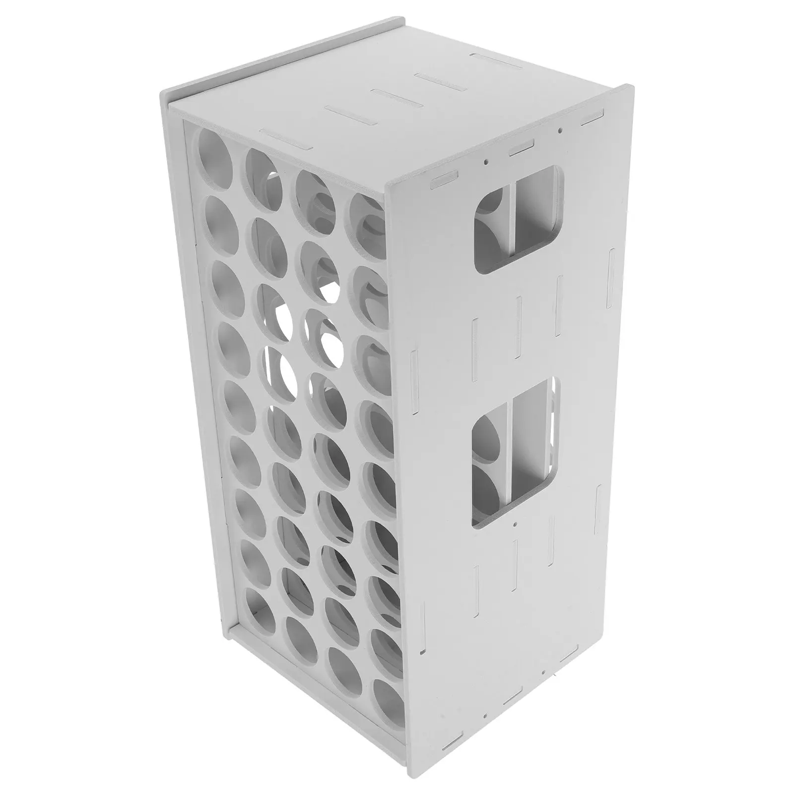 

Desktop Pigment Rack Wooden Paint Storage Organizer for Oil Acrylic Watercolor Bottles Line Drawing Pigments Artist
