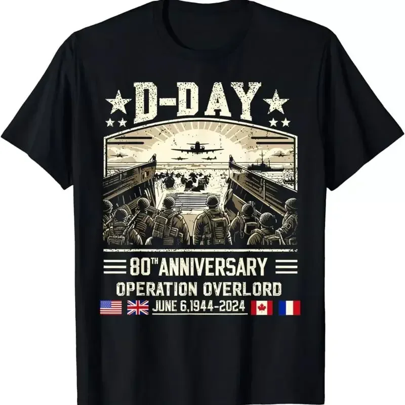 D Day Dwight Eisenhower Quote 80th anniversary T Shirt