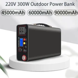 220V Korean Style Power Bank 300W External Power Bank 90Ah Home Outdoor Camping Lifepo4 Power Supply System Notebook Wholesale