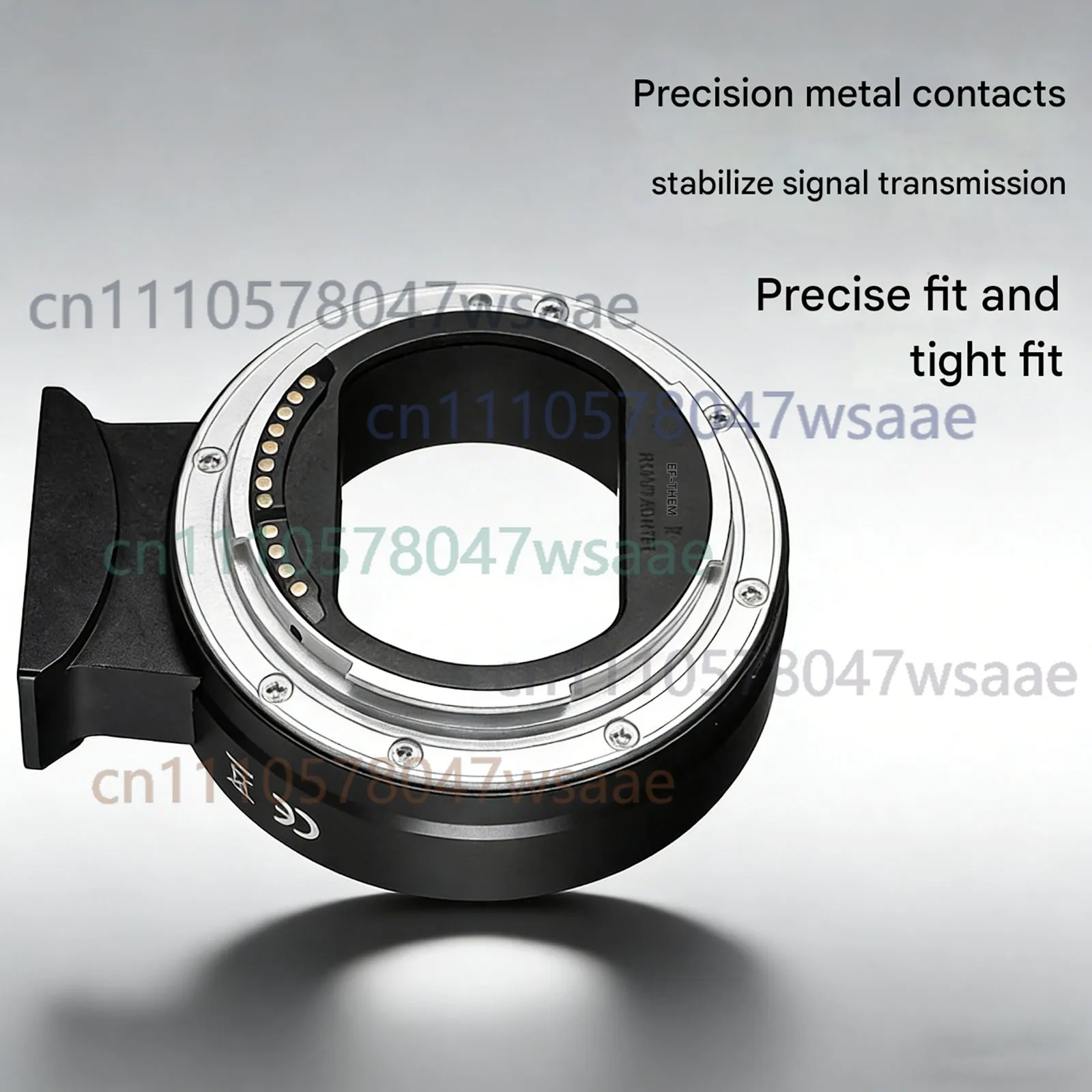1pcs EF EF-S To RF Mount Lens Adapter For Canon EOS R Series Camera, Auto Focus Lens Converter Ring Non-OEM Accessory