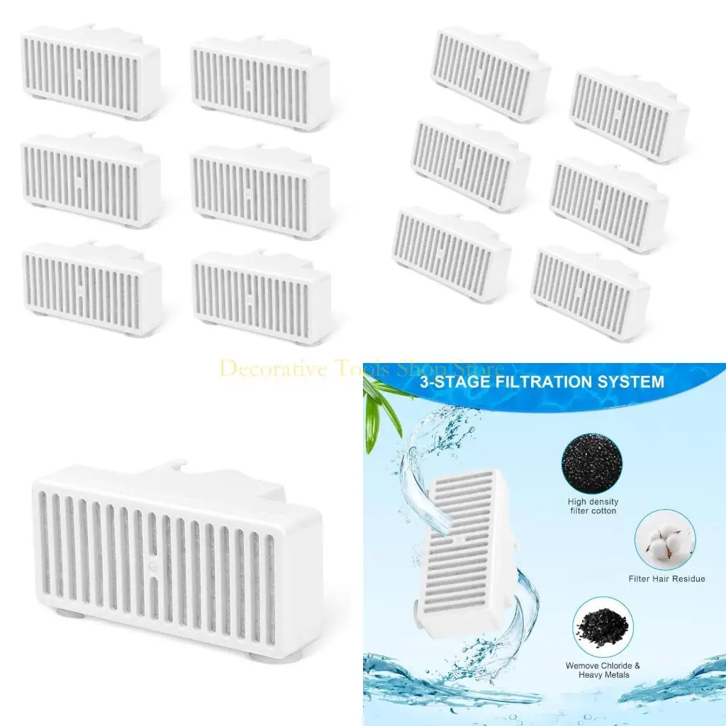 Los filtros repuesto QX2E optimizan rutina bebida mascota Fuente para gatos