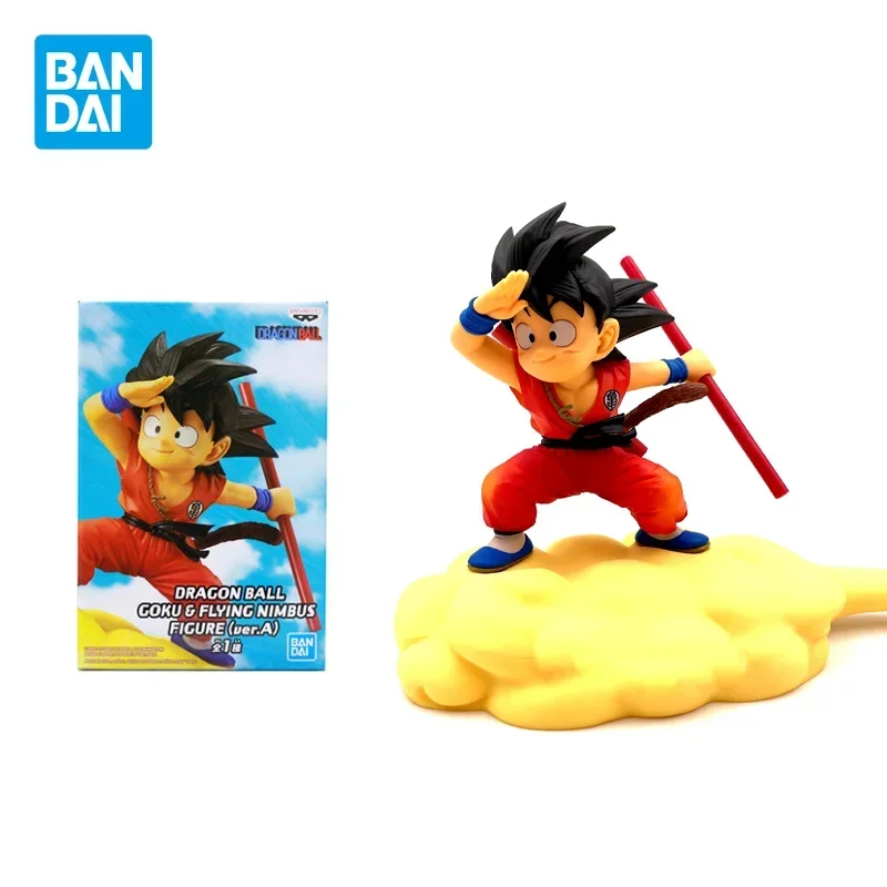 

Bandai Original Dragon Ball Anime Figure Son Goku Open Cirrus Action Figure Toys for Kids Gift Collectible Model Ornaments