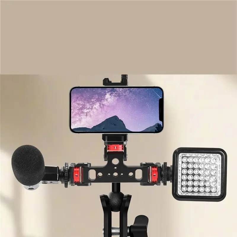 AT29-Multi-Functional Three-Way Live Video Stand Support 1/4