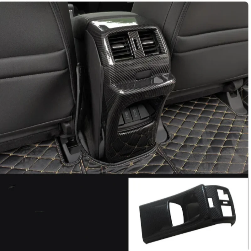 

Carbon Fiber Rear Air Conditioner Vent Cover Outlet Trim For Honda Crider 2018-2019