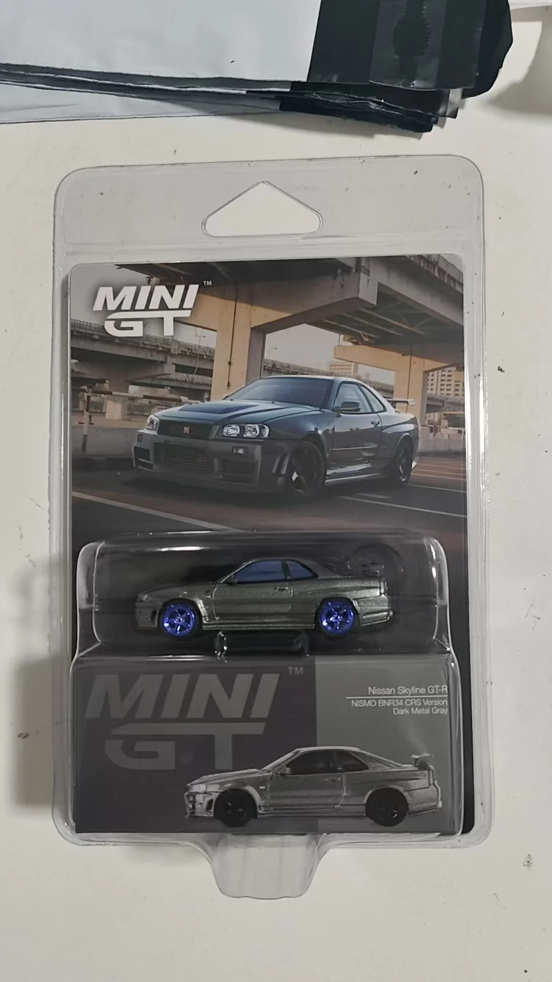 MINIGT 1:64 Bugatti Firebolt Nissan GT-R R34 Chase Alloy Car Model 1063
