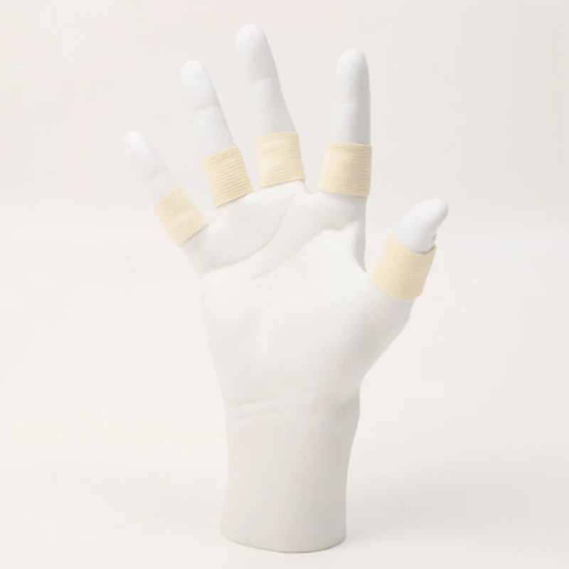 10Pcs Elastic Breathable Finger Splint Brace Support Sleeve Thumb Stabilizer Protector For Golf Sports Injury Recovery