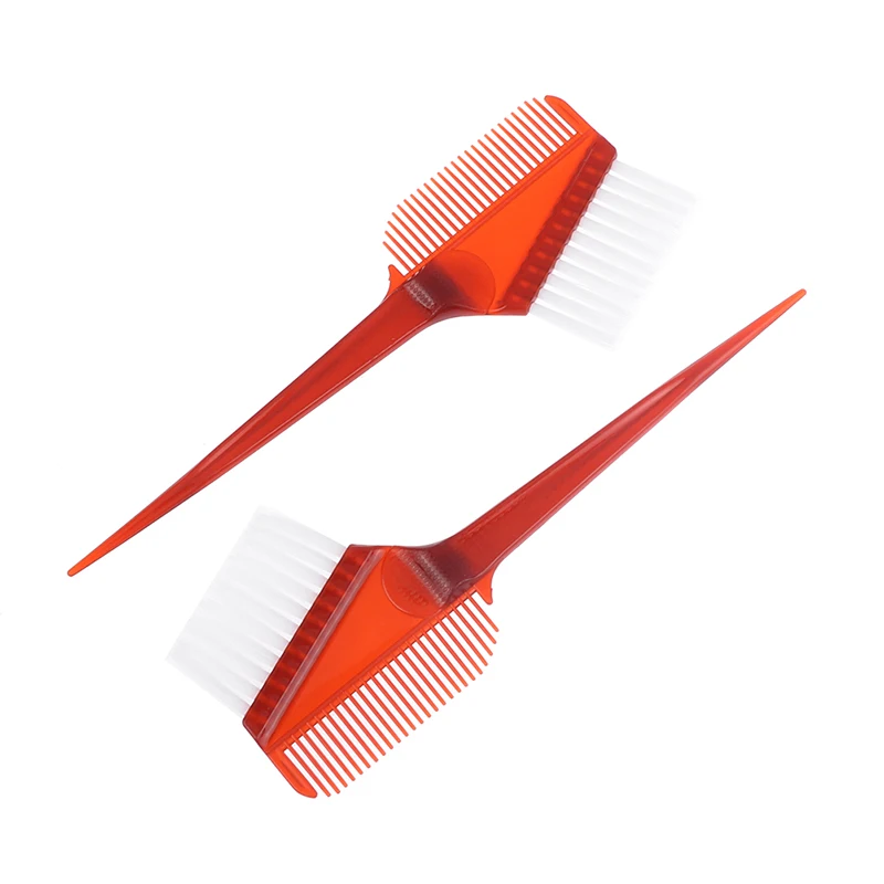 1PC Hair Dye Brush Plastic Hair Color Applicator Brush With Comb Barber Salon Tint Hairdressing Styling Tool