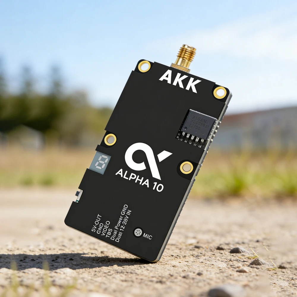 

AKK ALPHA 10 5.8GHz 10W High Power FPV Video Transmitter for Long Range RC Drone