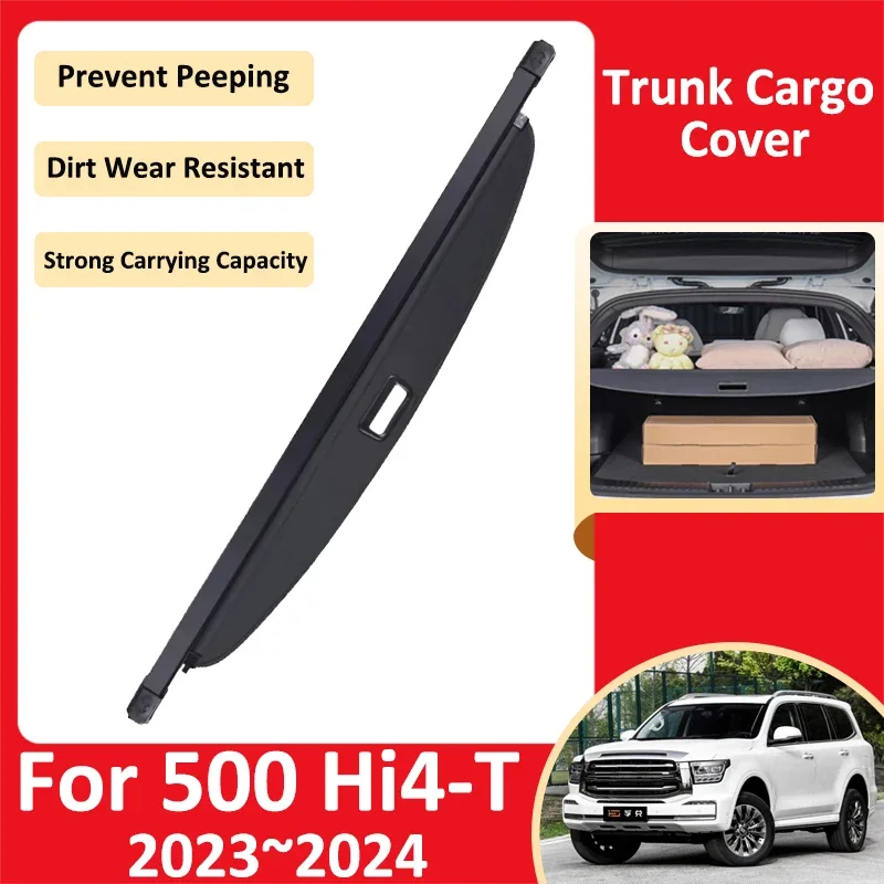 Car Trunk Curtain For Tank 500 Hi4-T 2023 2024 Anti-peeping Luggage Storage Adjustable Partition Protective Cover Auto Acesories