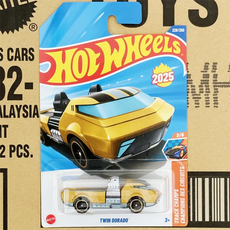 

Hot Wheels Cars Toys For Boys 228 #2025M HOTWHEELS TWIN DORADO Pisces Flatbed Truck Holiday Gifts For Kids