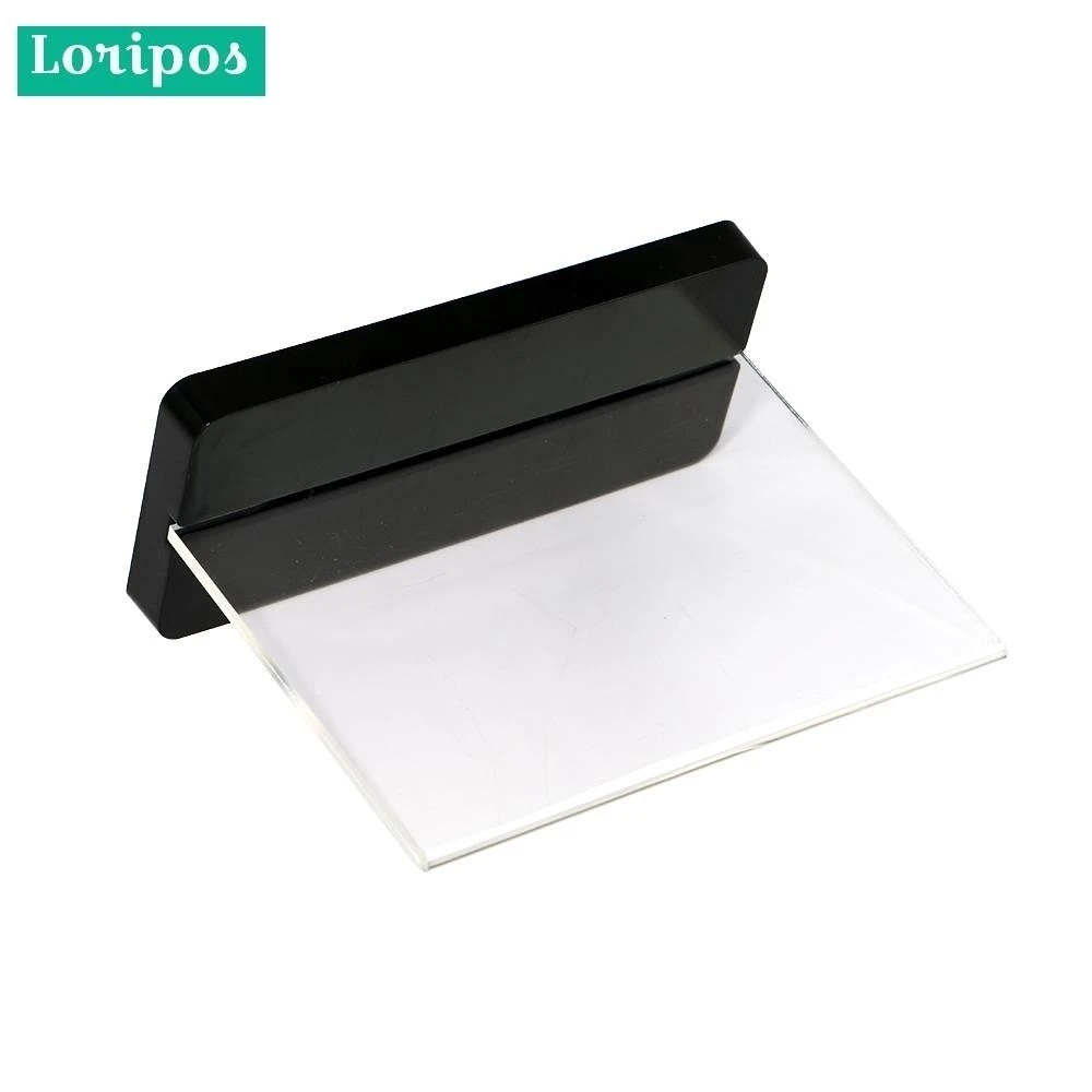 Acrylic Frame A6 Label Holder Stand Wedding Name Card Stand Note Holder Price Tag Display Frame Desk Sign Holder Menu Stand