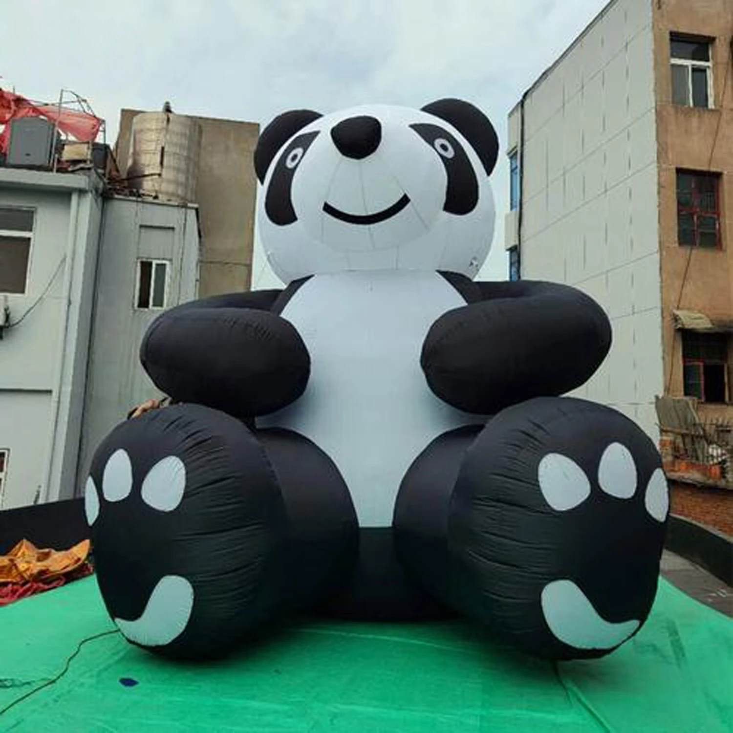 

Giant InflatableDecorated 2024hot Sale Custom Cute Campaign Panda Commercial Inflatable Cartoon Mascot For Business Advertising