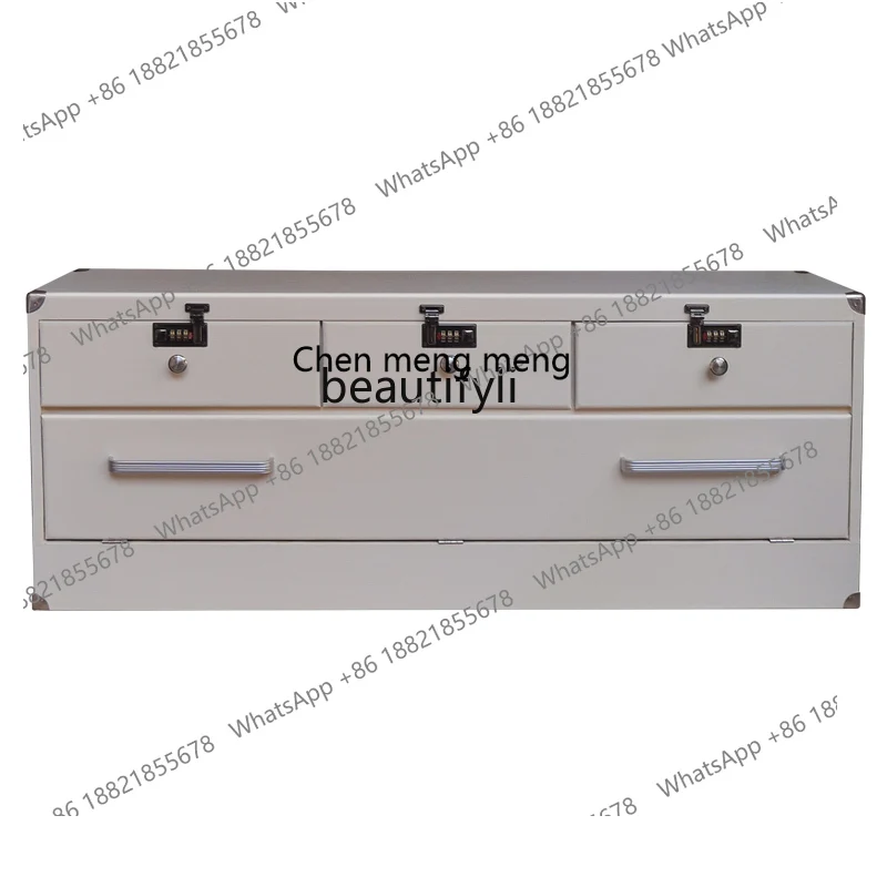 X  New household trunk, storage box, storage box, combination lock cabinet