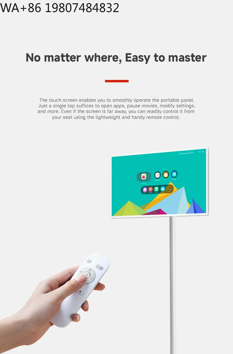 Nouveauté : Écran interactif Android portable, téléviseur intelligent portable à écran tactile pour une utilisation multi-scénarios Aliexpress