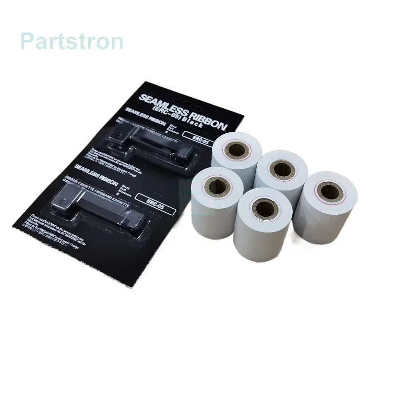 ERC-05  ERC05 Seamless Ribbon and Paper Roll  Exchange Kit For use in  Epson M150 M-150II M1500II M150II EC7000 150II M-150 II