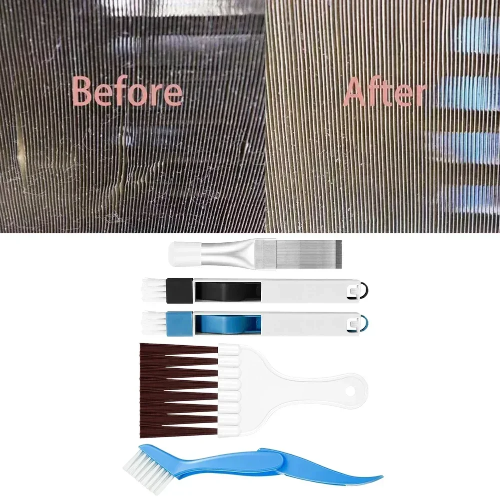 Cepillo para quitar el polvo, cepillo para aire acondicionado, solución de limpieza integral, eliminación eficiente del polvo, manipulación Flexible