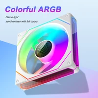 ZEZZIO Prism 6 PRO Computer Chassis Fan 12cm ARGB Motherboard Lighting Sync 4PIN PWM Quiet Cooling Fan 3