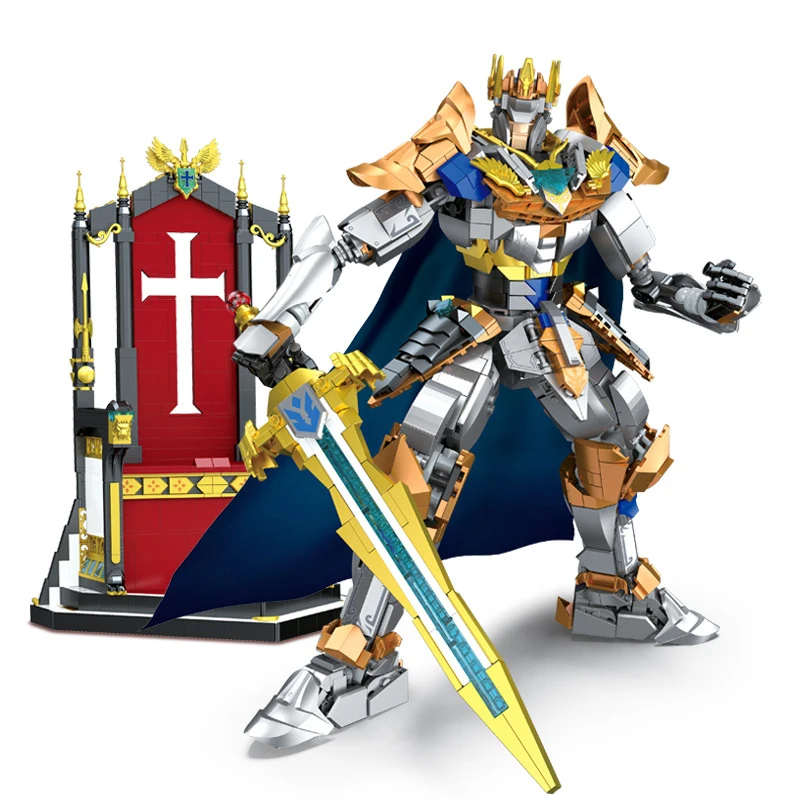 

IN STOCK MOC Idea Knights of the Round Table King Arthur Building Blocks Bricks Assembling Toys for Children Birthday Gift Set