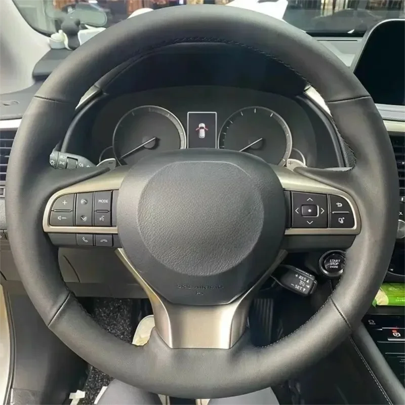 Suitable for 16-21 Lexus RX/ES steering wheel cover, non perforated leather handle cover, hand sewn all inclusive package