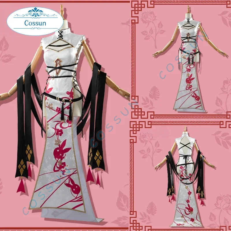 [Customized] Nijisanji Vtuber Yorumi Rena Cosplay Costume Halloween Outfits Women Chinese Cheongsam Gorgeous Dress