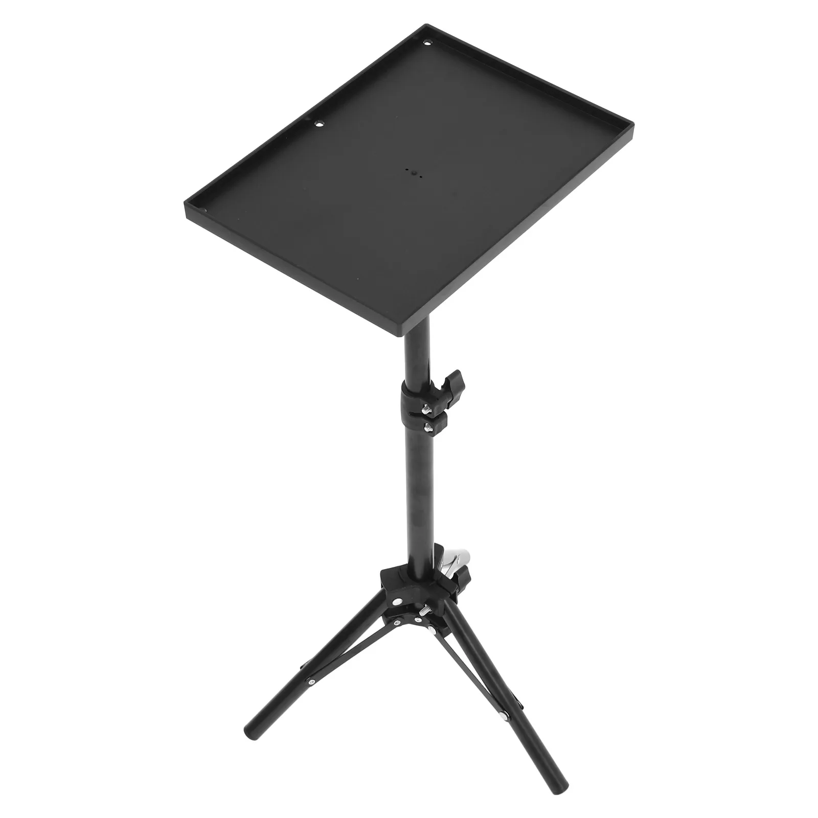 

Projector Bracket Laptop Tripod Stand Adjustable Height Black Tray Holder for Office
