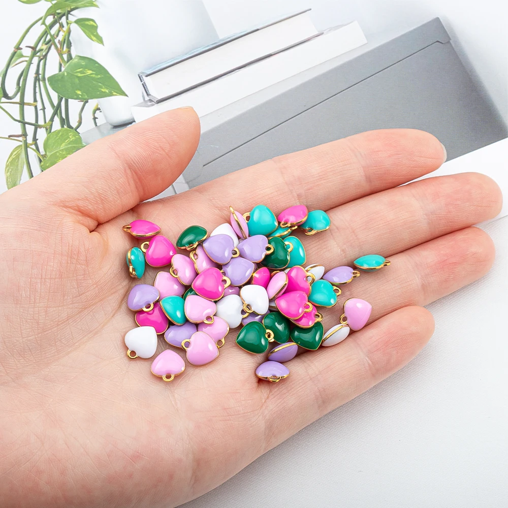 20 Stück Edelstahl Kleine Seestern Charms Fisch Anhänger Emaille DIY Schmuckherstellung Zubehör Erkenntnisse Ozean Halskette Ohrringe – Detail 35