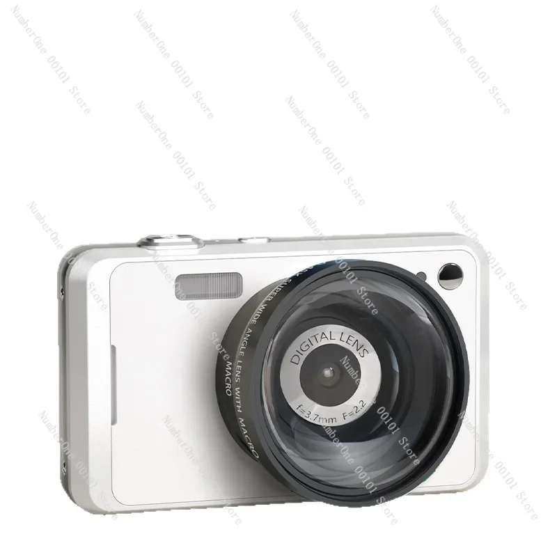 Retro CCD Digital Camera with Mobile Transfer, Portable Card-Style HD Camera for Students and DIY Photography