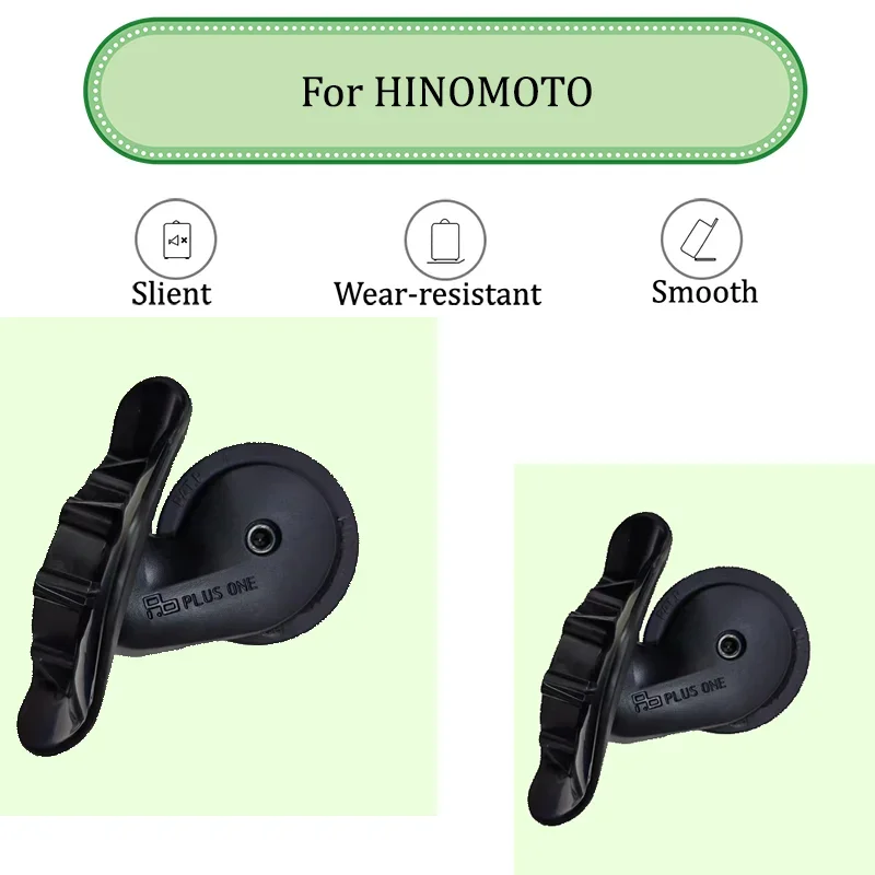 For HINOMOTO ZP60  For 360° Luggage Rotating Accessories Resistant Parts Wheels Suitcase  Replacement Luggage Wheels