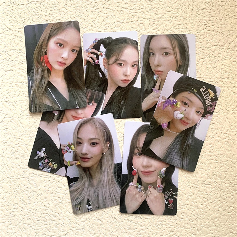 7Pcs/Set KPOP NMIXX AD MARE Album Photocards LILY HAEWON SULLYOON JINNI BAE JIWOO KYUJIN LOMO Cards Postcard Fans Collection 57a