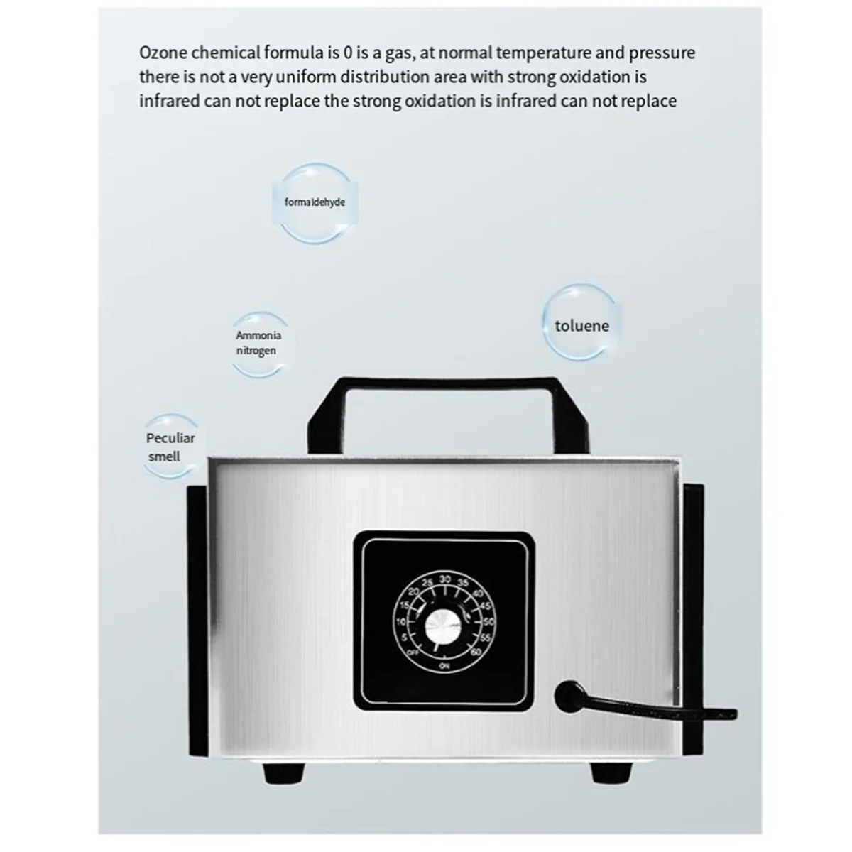 Ozone Generator Generator Commercial Generator Machine 60g/H Odor Remover 220V ,EU Plug