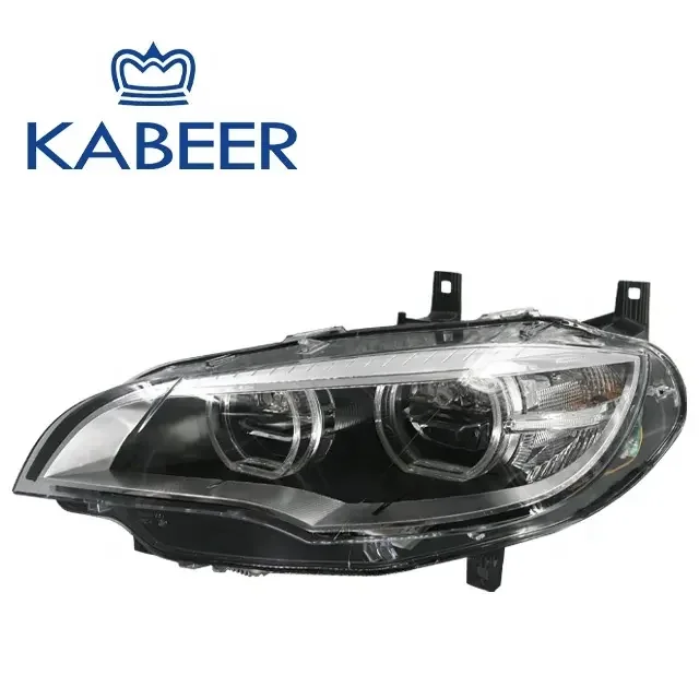 

Автомобильный светодиодный головной фонарь для BMW X6 E71, 2007-2013, полностью светодиодные фары, линзы проектора Drl, автомобильные аксессуары, 2 шт.