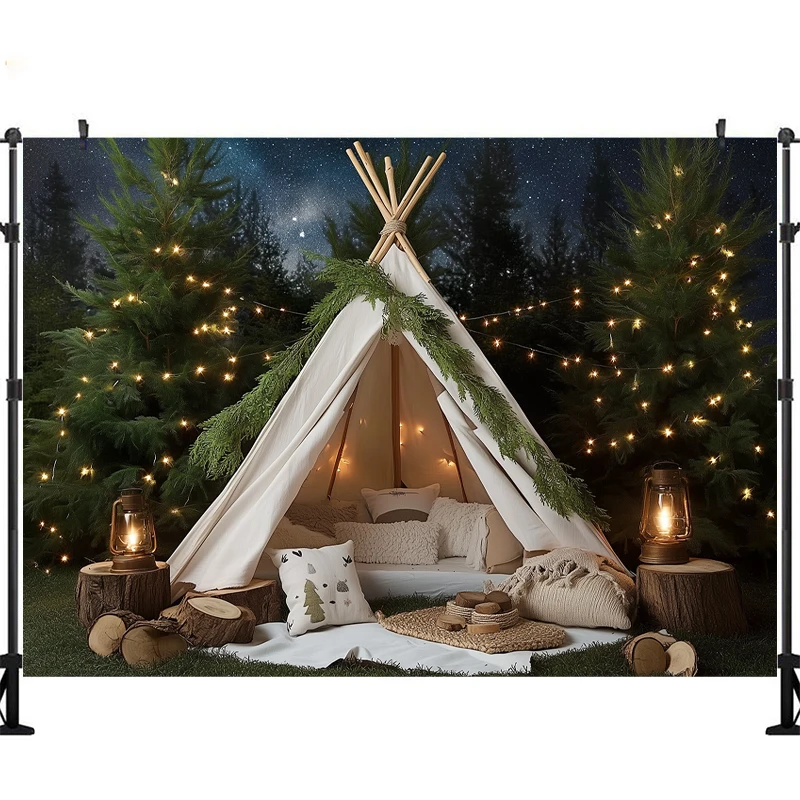 LS Jungle Valley Backdrops Kids Adult Photography Child Adult Photocall Decors Forest Tent Backgrounds