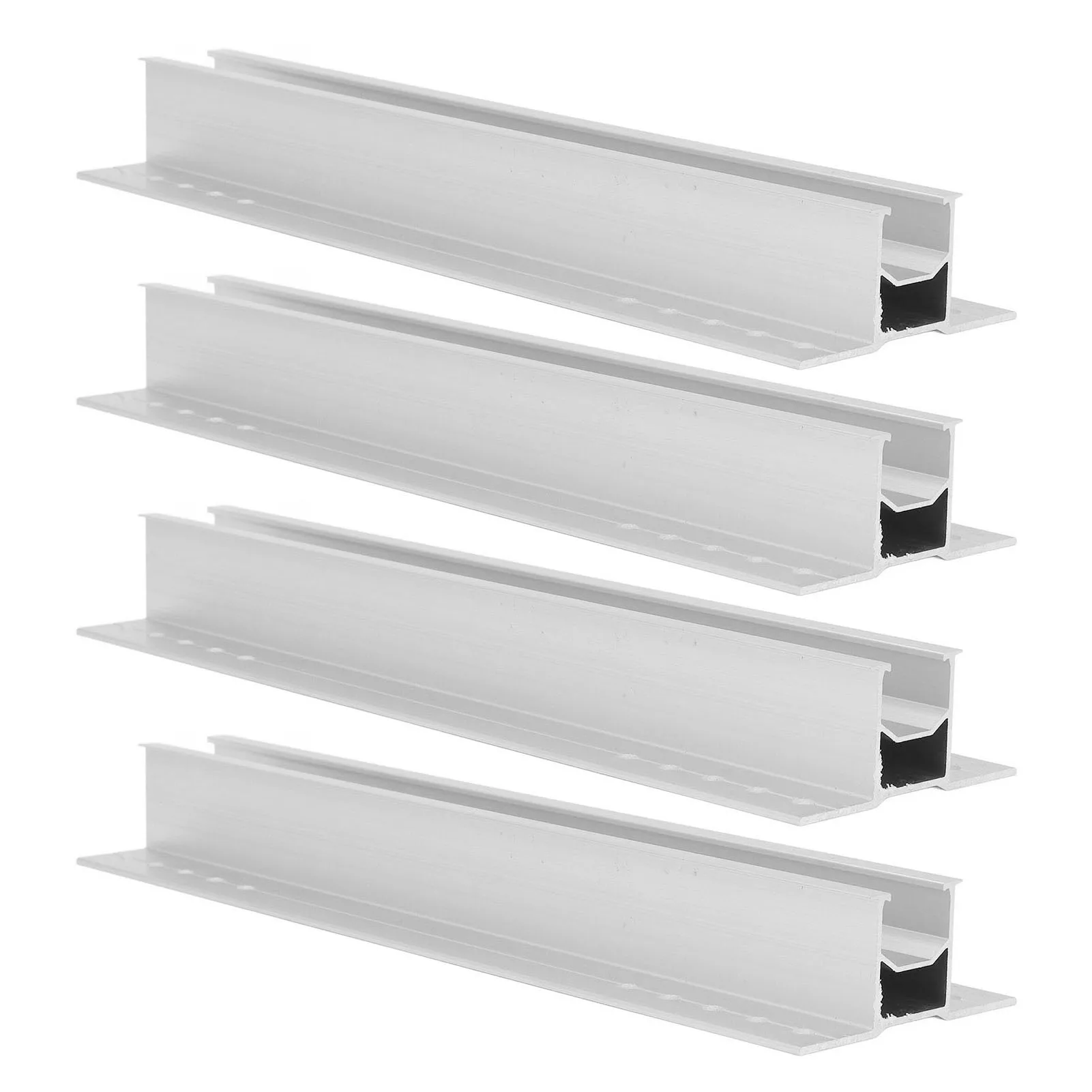 Juego de 4 soportes para paneles solares de aleación de aluminio, soporte de techo resistente a la corrosión de 300mm para paneles solares