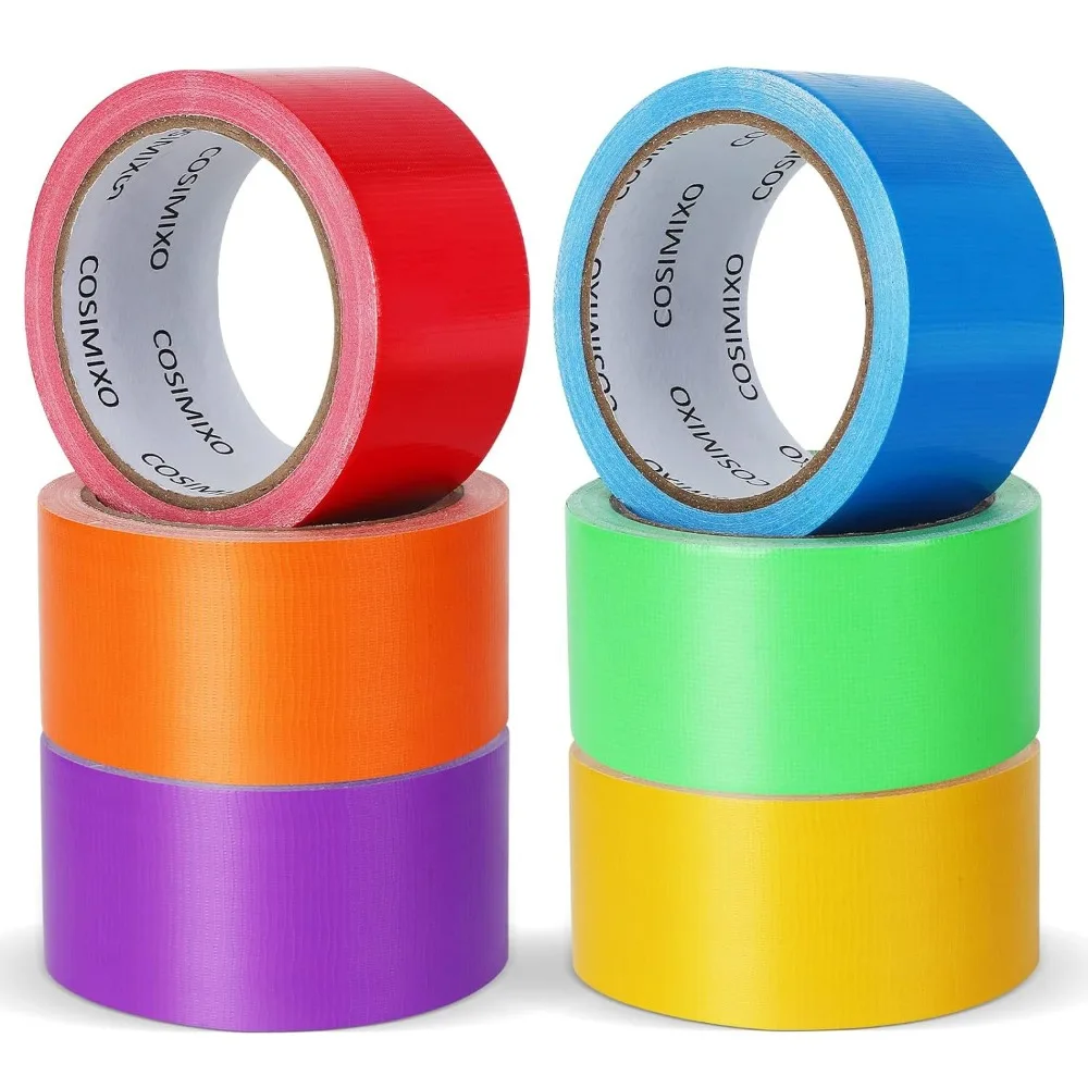 30MM 20m Waterproof Duct Gaffa Gaffer Adhesive Repair Bookbinding Cloth Tape Super Sticky Duct Tap Self Roll Craft Fix Tape