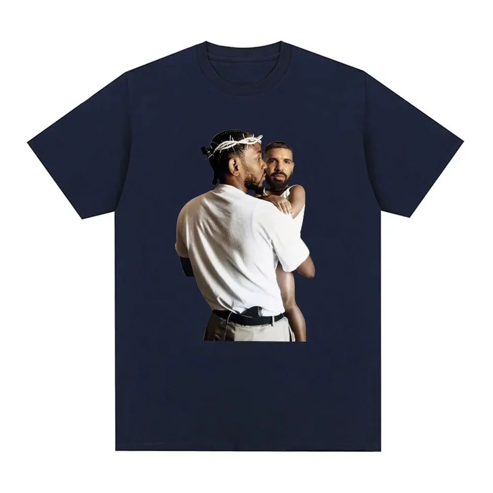 Rapper Kendrick Lamar Drake Funny T Shirt Mr Morale & The Big Steppers T Shirts Men Fashion Hip Hop Vintage T-shirts Streetwear